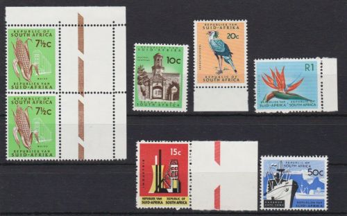 Südafrika 370/374 postfr./mnh Freimarken 1967/1969