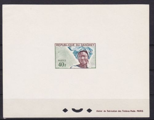 Dahomey 207 postfr. Epreuve de Luxe Junges Mädchen 1963