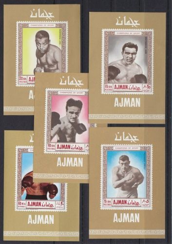Ajman Block 105/109 postfr./mnh Boxen Boxing 1969