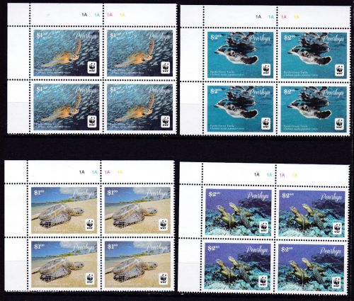 Penrhyn 757/760 postfr. Schildkröten turtles WWF 2014