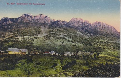AK Steinlingalm Kampenwand um 1910