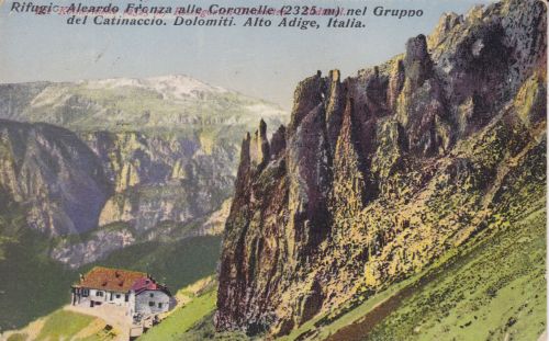 AK Kölner Hütte Rosengarten Rifugi Aleardo Fronza alle Coronelle