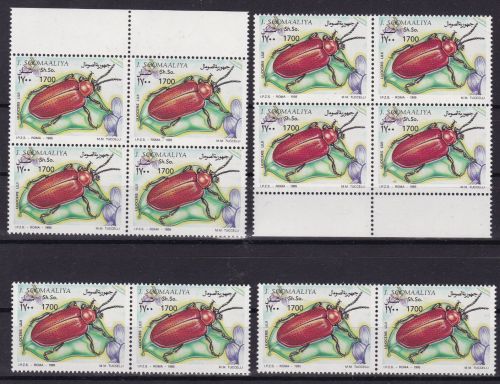 Somalia 12 x 542 II postfr./mnh Insekten 1995