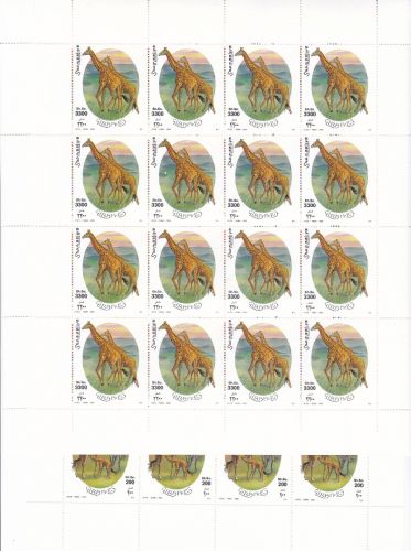 Somalia 808/810 postfr./mnh Giraffen 2000