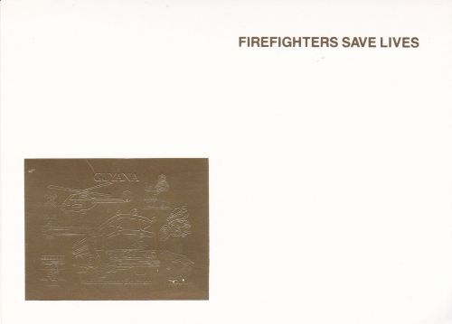 Guyana 3822 BB postfr./mnh Hund Feuerwehr Heli Bahn 1992 GOLD
