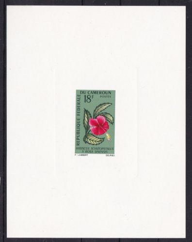 Kamerun 464 Epreuve de Luxe postfr./mnh Blumen flowers 1966