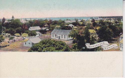 Tonga Ganzsache/ppc ca. 1898 Nukualofa
