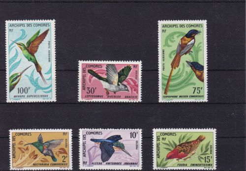 Komoren 79/84 postfr./mnh Vögel birds 1967
