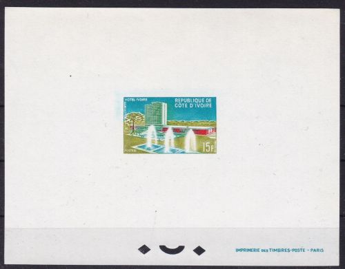 Elfenbeinküste 298 Epreuve de Luxe postfr./mnh Hotel Elfenbein 1966