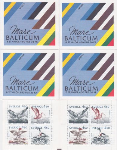 Schweden MH 176 postfr./mnh Vögel birds 1992
