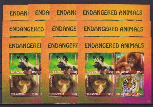 Gambia Block 910 postfr./mnh Tiere animals 2014