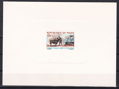 Niger 136 Epreuve de Luxe postfr./mnh Rinder 1966