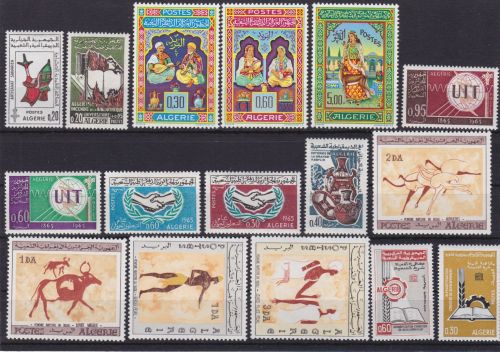 Algerien postfr./mnh Lot aus 1965/2015 Michel 375 Euro.