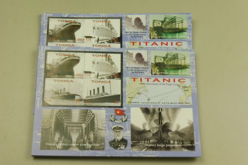 Tonga je 50 x 1778/1781 postfr./mnh Titanic ungez.+gez. 2012