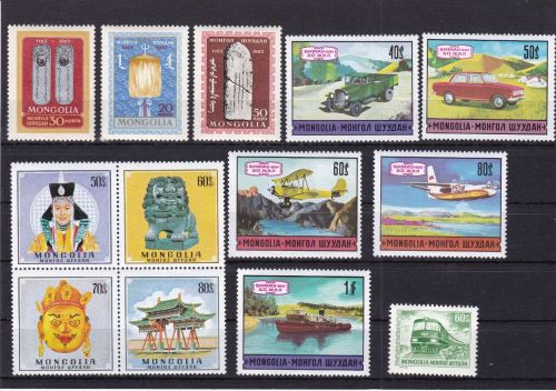 Mongolei postfr./mnh Lot aus 1962/1997