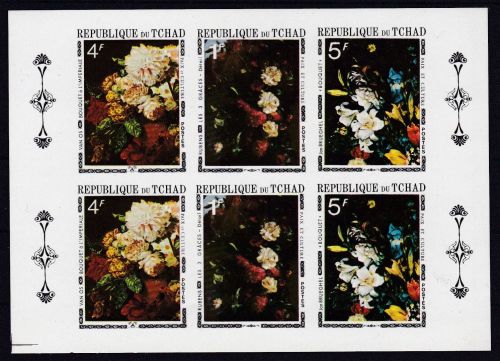 Tschad 375/376 B postfr./mnh Gemälde paintings