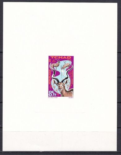 Tschad 134 de Luxe Block postfr./mnh Tiere animals 1965