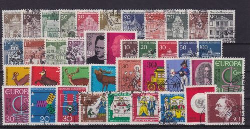 Bund 1966/1977 gest. kpl. mit Gummi
