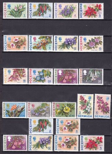 Bermuda 244/260 X+Y+Z postfr./mnh Blumen flowers 1970