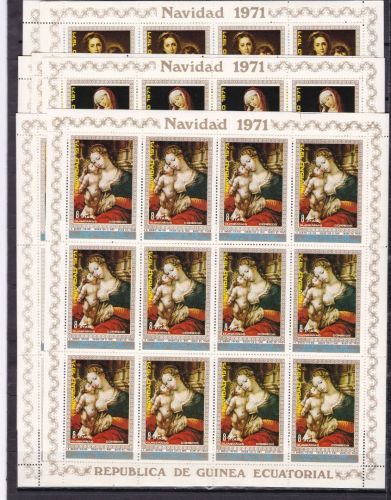 Äquatorialguinea 37/43 KB postfr./mnh Gemälde paintings 1971