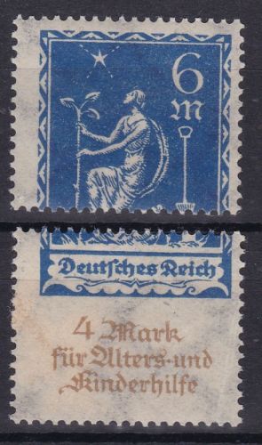 Deutsches Reich 233 mittig gezähnt