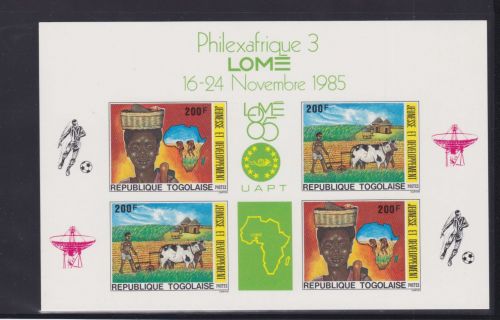 Togo 1858/1859 Epreuve de Luxe postfr./mnh Philexafrique 1985