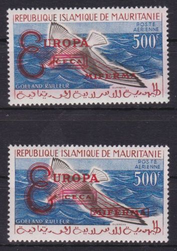 Mauretanien I+II postfr./mnh Vögel birds EUROPA 1961