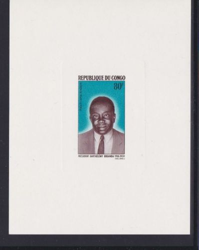 Kongo 73 Epreuve de Luxe postfr./mnh Barthélémy Boganda 1965