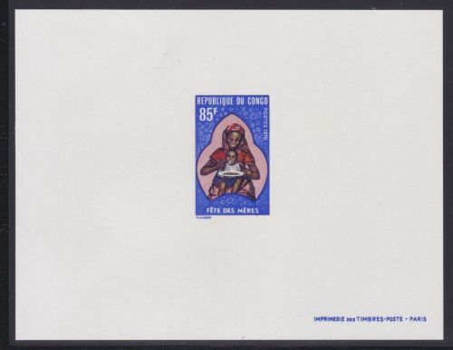 Kongo 241 Epreuve de Luxe postfr./mnh Muttertag 1970