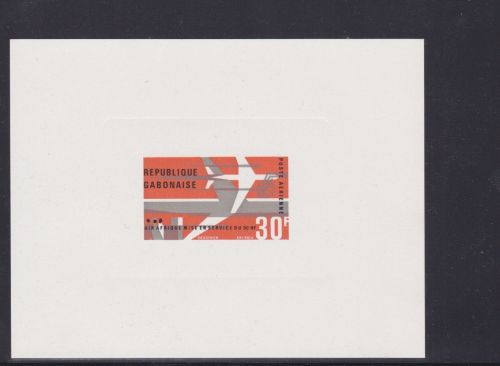 Gabun 253 Epreuve de Luxe postfr./mnh Flugzeuge aviation 1966