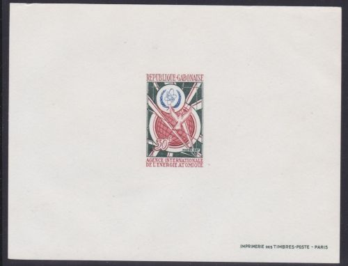 Gabun 276 Epreuve de Luxe postfr./mnh Atomenergie-Kommission 1967
