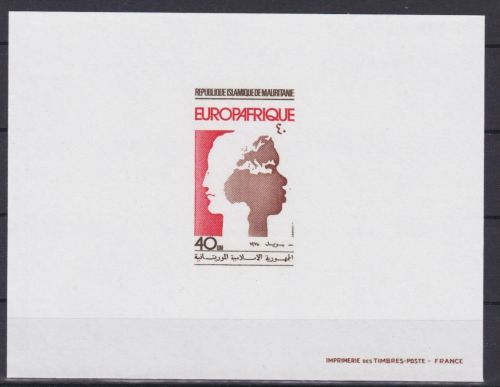 Mauretanien 511 Epreuve de Luxe postfr./mnh EUROPAFRIQUE 1975