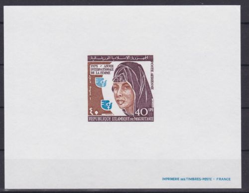Mauretanien 510 Epreuve de Luxe postfr./mnh Jahr der Frau 1975