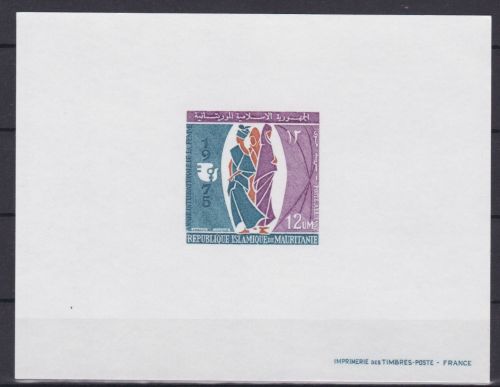 Mauretanien 509 Epreuve de Luxe postfr./mnh Jahr der Frau 1975