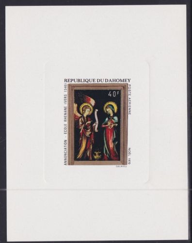 Dahomey 439 Epreuve de Luxe postfr./mnh Weihnachten Gemälde paintings 1970
