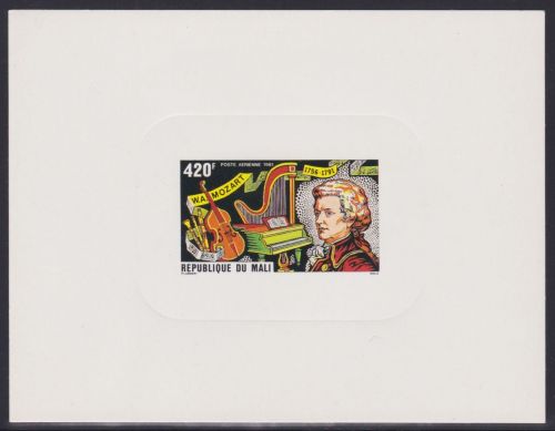 Mali 847 Epreuve de Luxe postfr./mnh Wolfgang Amadeus Mozart 1981