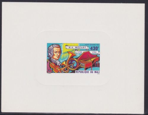 Mali 848 Epreuve de Luxe postfr./mnh Wolfgang Amadeus Mozart 1981