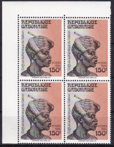 Gabun B 978 postfr./mnh Frisuren 1986