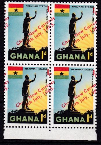 Ghana 224 postfr./mnh verschobener Aufdruck 1965