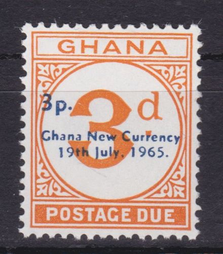 Ghana Porto 13 b postfr./mnh Aufdruck blauschwarz 1965