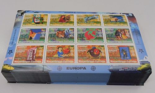 Guinea & Mozambique 24 KB 50 Jahre Europa CEPT 2005/2006 Michel 516€