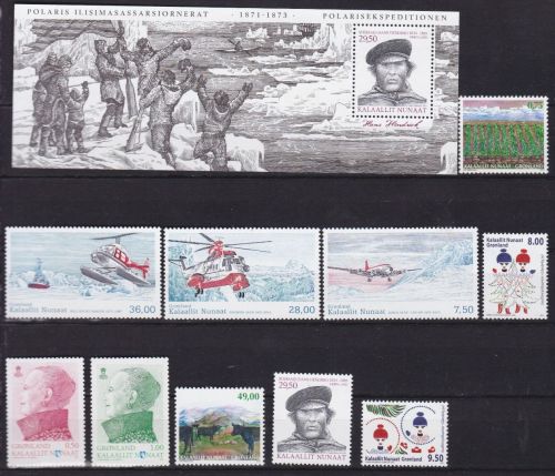 Grönland 617/626 postfr./mnh 2012