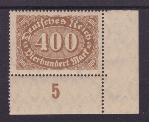 Deutsches Reich 222 b postfr. Eckrand gepr. Oechsner BPP