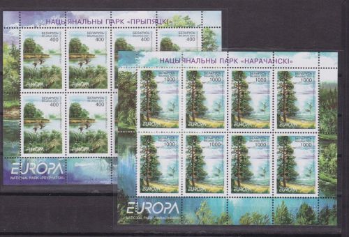 Belarus 409/410 postfr. EUROPA CEPT 2001
