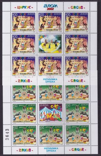 Bosnien Serbische Rep. 241/242 postfr. EUROPA CEPT 2002