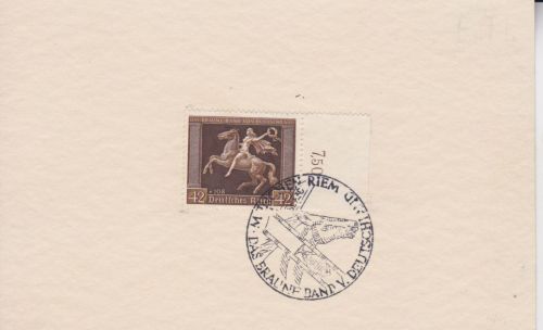 Deutsches Reich 671 auf Sonderstempelkarte 1938