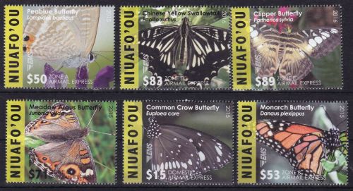 Niuafo´ou 579/584 postfr./mnh Schmetterling butterfly 2015 Michel 390 €