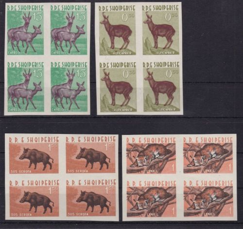 Albanien 704/707 postfr./mnh Tiere animals 1962 Michel 440 €