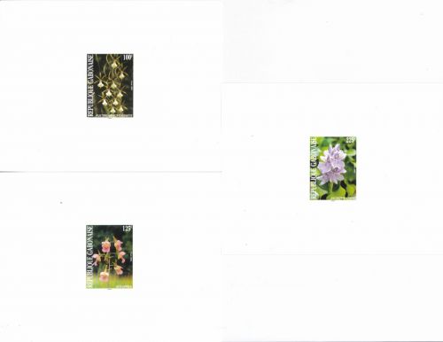 Gabun 1664/1666 postfr./mnh Blumen flowers 2004 PROOF