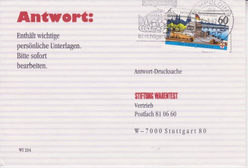 Bund 1583 x auf Brief Michel 60 €